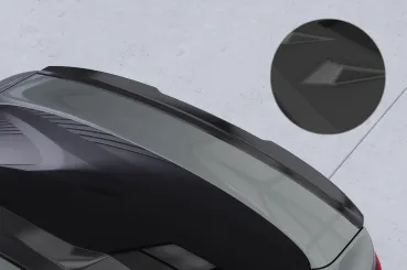 CSR Heckspoiler | Heckflügel mit ABE für Polestar 2 HF104-S strukturiert schwarz matt (keine Lackierung erforderlich)