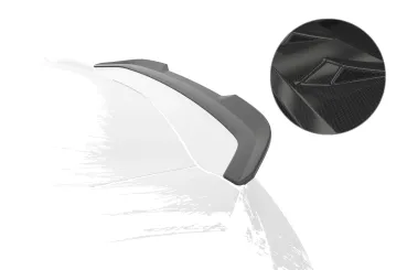 CSR Heckspoiler | Heckflügel mit ABE für Porsche 718 Boxster (Typ 982) HF940-C Carbon Look Hochglanz (keine Lackierung erforderlich)