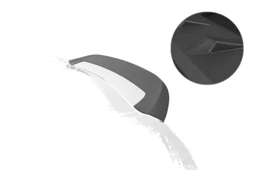 CSR Heckspoiler | Heckflügel mit ABE für Porsche 718 Spyder (Typ 982) HF941-L Lackierung erforderlich (unlackiert roh)