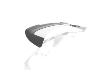 CSR Heckspoiler | Heckflügel mit ABE für Porsche 911/997 Turbo /Turbo S HF931-G Glossy schwarz Hochglanz (keine Lackierung erforderlich)