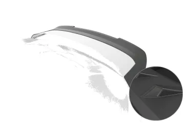 CSR Heckspoiler | Heckflügel mit ABE für Porsche 911/997 Turbo /Turbo S HF931-L Lackierung erforderlich (unlackiert roh)