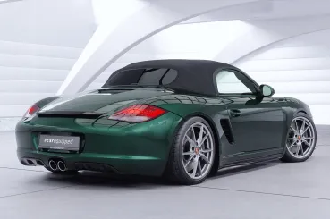 CSR Heckspoiler | Heckflügel mit ABE für Porsche Boxster 987 / Cayman 987 Facelift HF778-S strukturiert schwarz matt (keine Lackierung erforderlich)