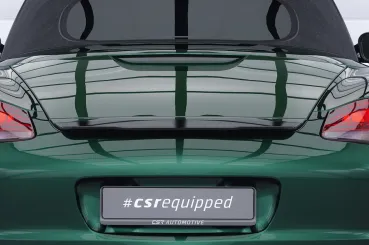 CSR Heckspoiler | Heckflügel mit ABE für Porsche Boxster 987 / Cayman 987 Facelift HF778-L Lackierung erforderlich (unlackiert roh)