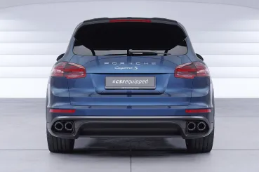 CSR Heckspoiler | Heckflügel mit ABE für Porsche Cayenne (Typ 92A) HF258-C Carbon Look Hochglanz (keine Lackierung erforderlich)