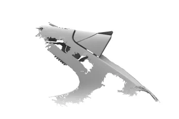 CSR Heckspoiler | Heckflügel mit ABE für Porsche Cayenne (Typ 92A) HF258-C Carbon Look Hochglanz (keine Lackierung erforderlich)