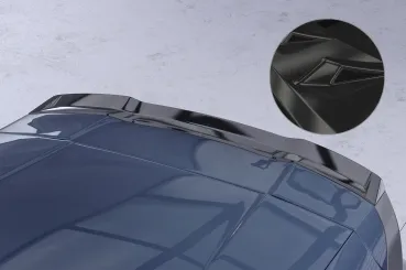 CSR Heckspoiler | Heckflügel mit ABE für Porsche Cayenne (Typ 92A) HF258-G Glossy schwarz Hochglanz (keine Lackierung erforderlich)