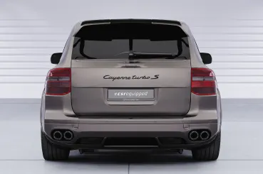 CSR Heckspoiler | Heckflügel mit ABE für Porsche Cayenne (Typ 9PA) Turbo HF137-L Lackierung erforderlich (unlackiert roh)