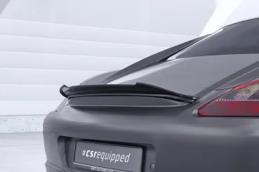 CSR Heckspoiler | Heckflügel mit ABE für Porsche Cayman 987c HF901-S strukturiert schwarz matt (keine Lackierung erforderlich)