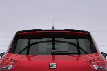 CSR Heckspoiler | Heckflügel mit ABE für Seat Ibiza 5 (6F) HF206-S strukturiert schwarz matt (keine Lackierung erforderlich)