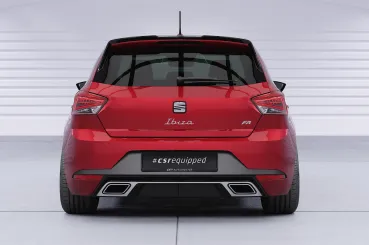 CSR Heckspoiler | Heckflügel mit ABE für Seat Ibiza 5 (6F) HF209-S Strukturiert schwarz matt (keine Lackierung erforderlich)