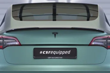 CSR Heckspoiler | Heckflügel mit ABE für Tesla Model 3 HF792-L Lackierung erforderlich (unlackiert roh)