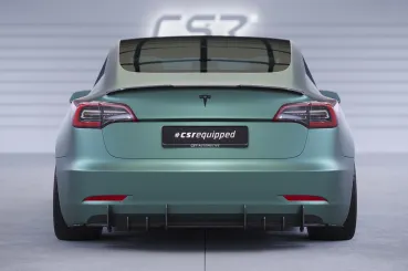 CSR Heckspoiler | Heckflügel mit ABE für Tesla Model 3 HF792-G Glossy schwarz Hochglanz (keine Lackierung erforderlich)