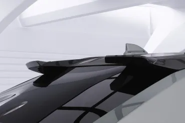 CSR Heckspoiler | Heckflügel mit ABE für Toyota bZ4X / Subaru Solterra HF174-S strukturiert schwarz matt (keine Lackierung erforderlich)