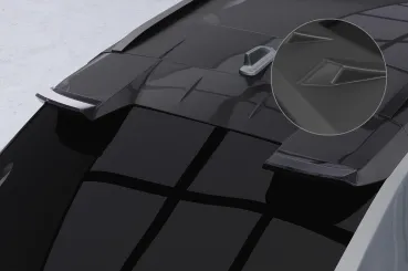 CSR Heckspoiler | Heckflügel mit ABE für Toyota bZ4X / Subaru Solterra HF174-L Lackierung erforderlich (unlackiert roh)