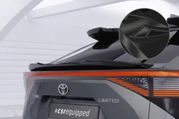 CSR Heckspoiler | Heckflügel mit ABE für Toyota bZ4X / Subaru Solterra HF175-G Glossy schwarz Hochglanz (keine Lackierung erforderlich)