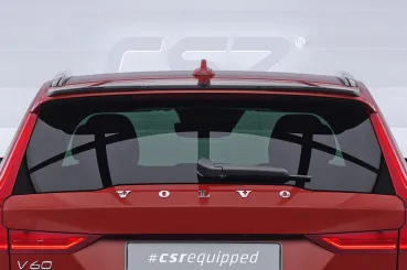 CSR Heckspoiler | Heckflügel mit ABE für Volvo V60 (2.Gen) HF116-S strukturiert schwarz matt (keine Lackierung erforderlich)