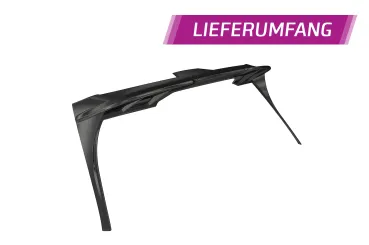 CSR Heckspoiler | Heckflügel mit ABE für VW Golf 7 (Typ AU) HF912-L Lackierung erforderlich (unlackiert roh)