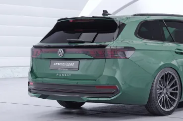 CSR Heckspoiler | Heckflügel mit ABE für VW Passat B9 Variant HF213-G Glossy schwarz Hochglanz (keine Lackierung erforderlich)