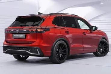 CSR Heckspoiler | Heckflügel mit ABE für VW Tiguan 3 R-Line HF249-C Carbon Look Hochglanz (keine Lackierung erforderlich)