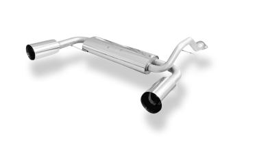 Fox passend für Honda Civic 4 + CRX II - EC8 EC9  ED6 ED7 ED9 Endschalldämpfer quer Ausgang rechts/links - 1x114 Typ 10 rechts/links HO144015-015