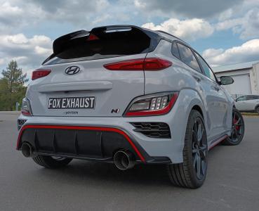 Fox passend für Hyundai Kona N Endschalldämpfer quer Ausgang rechts/links - 1x130 Typ 14 rechts/links HY210043-097