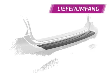 CSR Ladekantenschutz für VW Polo 5 (Typ 6R/6C) LKS015-G Glossy schwarz Hochglanz (keine Lackierung erforderlich)