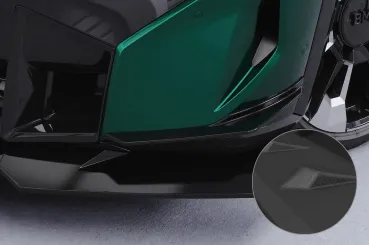 CSR Performance Flaps mit ABE für BMW XM G09 FP037-S strukturiert schwarz matt (keine Lackierung erforderlich)