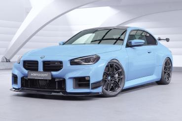 CSR Performance Flaps mit ABE für BMW M2 G87 Coupe FP041-S strukturiert schwarz matt (keine Lackierung erforderlich)