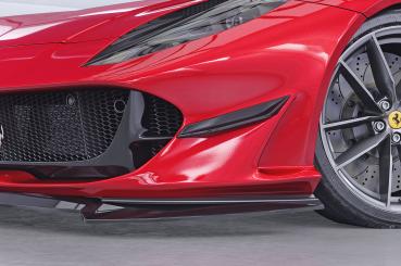 CSR Performance Flaps mit ABE für Ferrari 812 Superfast / GTS FP043-C Carbon Look Hochglanz (keine Lackierung erforderlich)