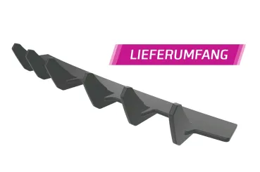 CSR Racing Diffusor | Heckansatz für VW Golf 7 (Typ AU) GTI HA333-L Lackierung erforderlich (unlackiert roh)