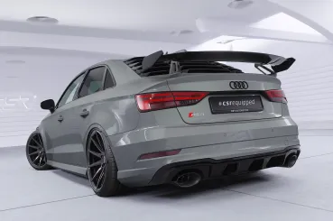 CSR Schwanenhals Heckflügel für Audi A3 / S3  / RS3 (8V) Limousine SHF005-D01-F
