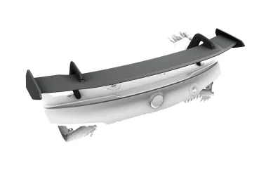 CSR Schwanenhals Heckflügel mit ABE für Alfa Romeo Giulia (Typ 952) Quadrifoglio SHF036-D02-F