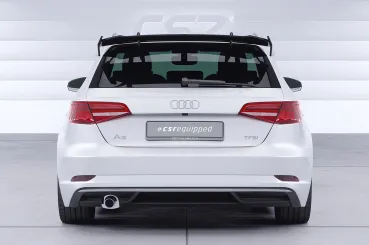 CSR Schwanenhals Heckflügel mit ABE für Audi A3 8VA Sportback SHF054-F01