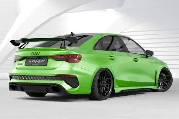 CSR Schwanenhals Heckflügel mit ABE für Audi A3 / S3 / RS3 (8Y) Limousine SHF057-D01-F