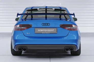 CSR Schwanenhals Heckflügel mit ABE für Audi A4 / S4 B8 (Typ 8K) Limousine SHF041-D01-F