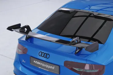 CSR Schwanenhals Heckflügel mit ABE für Audi A4 / S4 B8 (Typ 8K) Limousine SHF041-D02-F