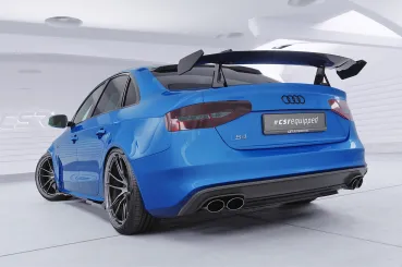 CSR Schwanenhals Heckflügel mit ABE für Audi A4 / S4 B8 (Typ 8K) Limousine SHF041-D02-F