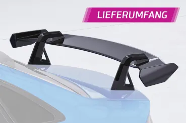 CSR Schwanenhals Heckflügel mit ABE für Audi A4 / S4 B8 (Typ 8K) Limousine SHF041-D02-F