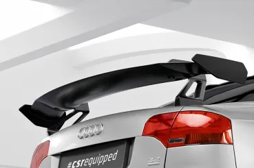CSR Schwanenhals Heckflügel mit ABE für Audi A4 / S4 / RS4 B7 (Typ 8E) / Seat Exeo Limousine SHF010-D01-F