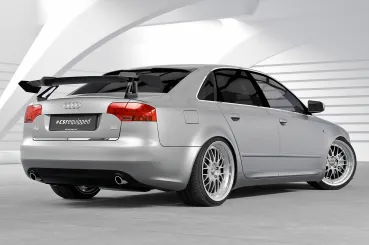 CSR Schwanenhals Heckflügel mit ABE für Audi A4 / S4 / RS4 B7 (Typ 8E) / Seat Exeo Limousine SHF010-D01-F