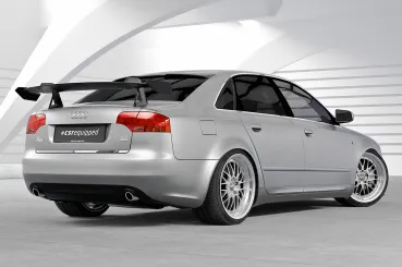 CSR Schwanenhals Heckflügel mit ABE für Audi A4 / S4 / RS4 B7 (Typ 8E) / Seat Exeo Limousine SHF010-D02-F