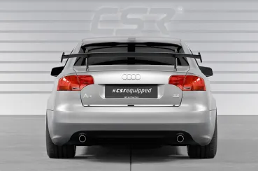 CSR Schwanenhals Heckflügel mit ABE für Audi A4 / S4 / RS4 B7 (Typ 8E) / Seat Exeo Limousine SHF010-D02-F