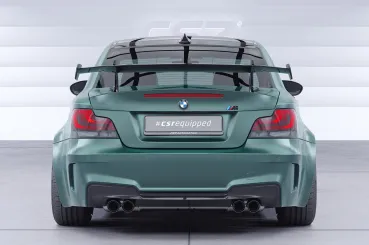 CSR Schwanenhals Heckflügel mit ABE für BMW 1er / M1 E82 Coupe SHF043-D02-F