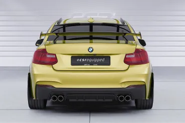 CSR Schwanenhals Heckflügel mit ABE für BMW 2er/M2 F22/F23/F87 Coupe SHF011-D01-F