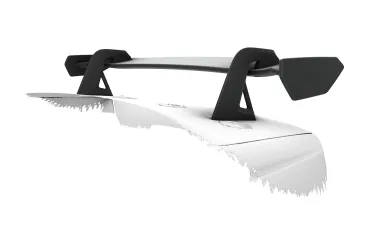 CSR Schwanenhals Heckflügel mit ABE für BMW 3er E46 Coupe SHF038-D02-F