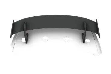 CSR Schwanenhals Heckflügel mit ABE für BMW 3er E46 Coupe SHF038-D02-F