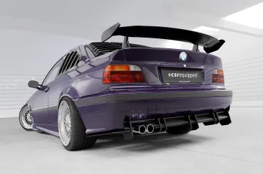 CSR Schwanenhals Heckflügel mit ABE für BMW 3er / M3 E36 Coupe SHF019-D01-F