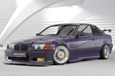 CSR Schwanenhals Heckflügel mit ABE für BMW 3er / M3 E36 Coupe SHF019-D02-F