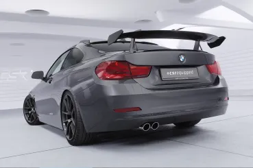 CSR Schwanenhals Heckflügel mit ABE für BMW 4er F32 Coupe SHF015-D02-F