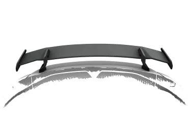 CSR Schwanenhals Heckflügel mit ABE für Cupra Tavascan SHF078-D01-C Carbon Look Hochglanz (keine Lackierung erforderlich)